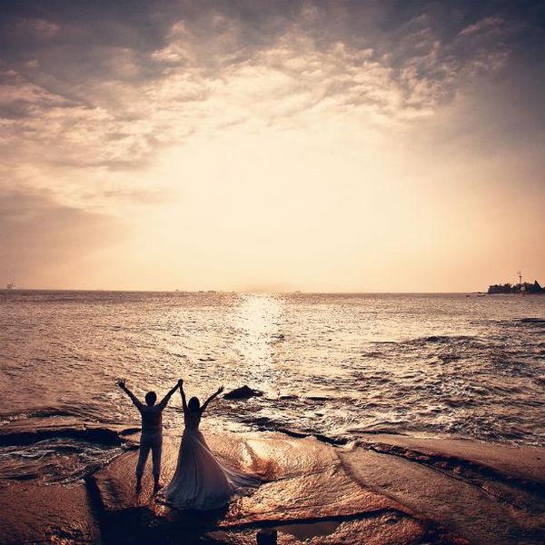 beach, clouds, sea and beautiful