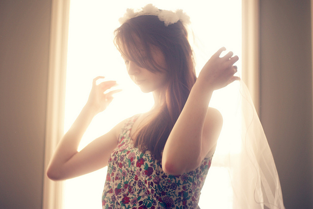 girl, tank top and hair