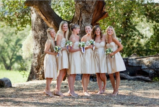 bridesmate, green and white