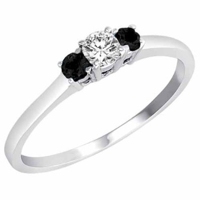 awesomeawes awesome, engagement ring and black diamond