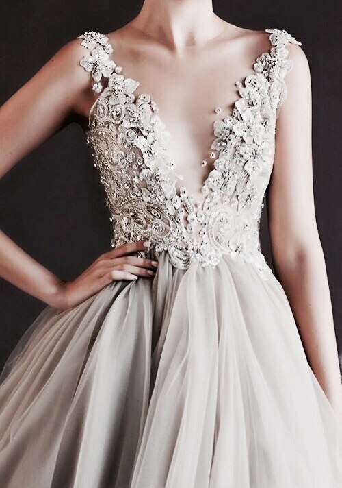 pretty, wedding dress, girly and chic