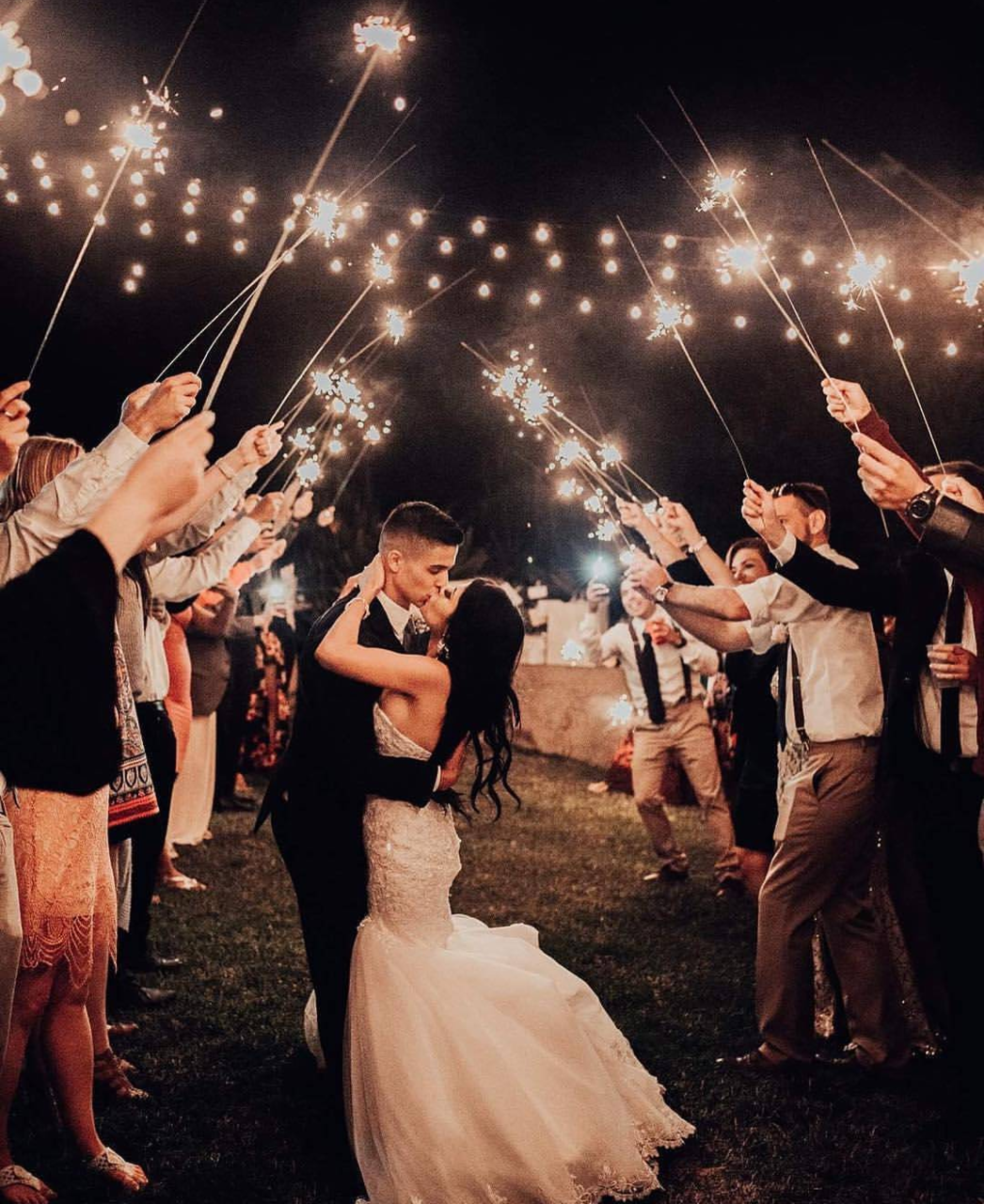 romance, couple, love and lights