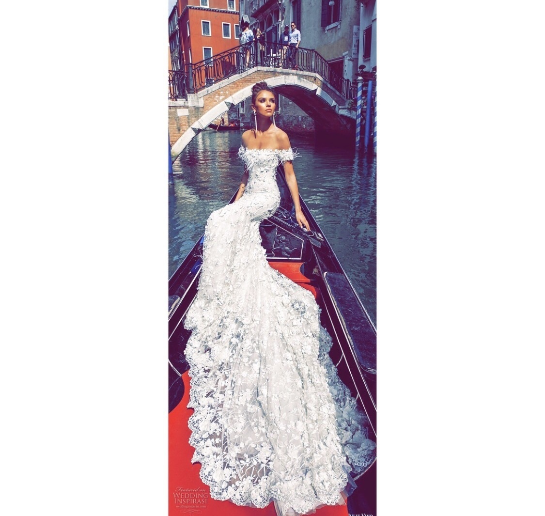 fashion, long dress, style and bride dress