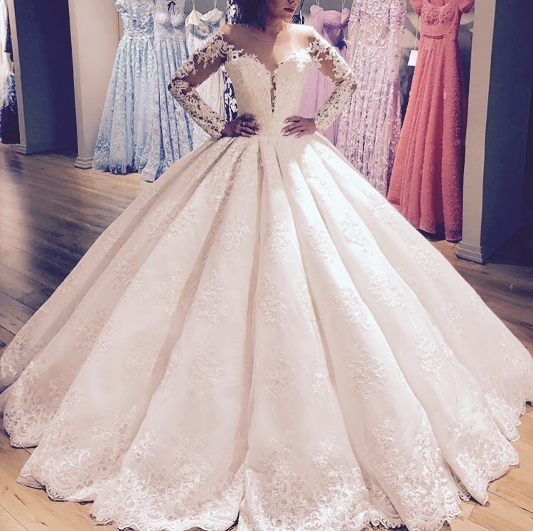 princess dress and wedding dress
