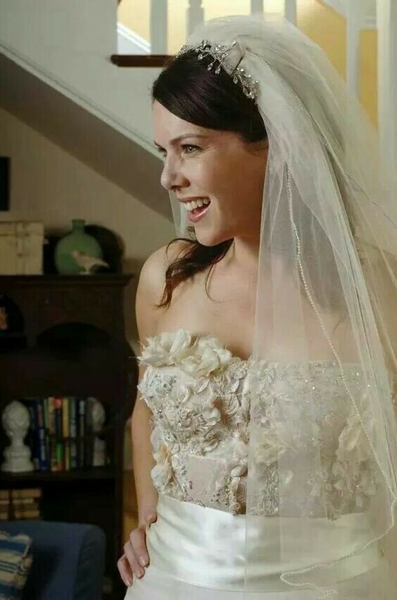 wedding dress, tv, gilmore girls and serie
