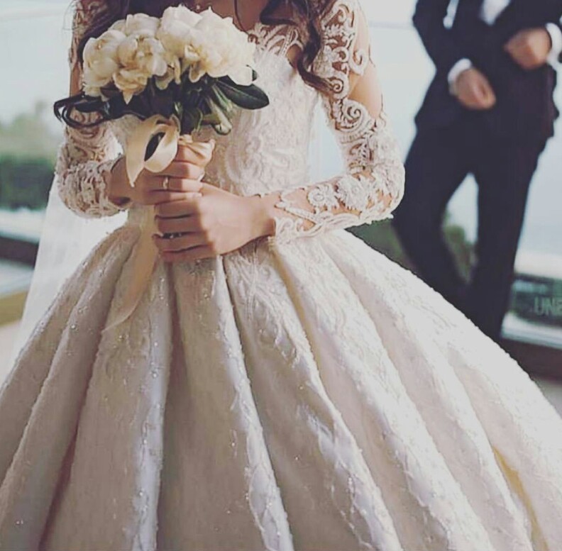 couple, cute, love and wedding dress