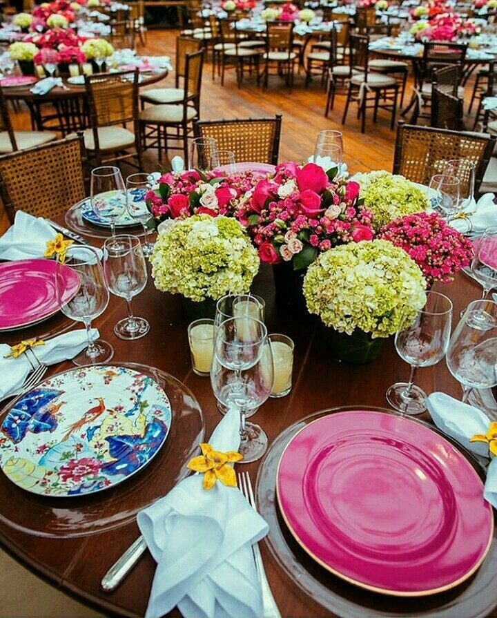table, decoracao, party and flowers