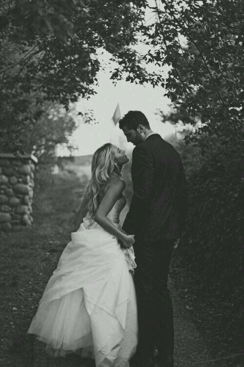 black and white