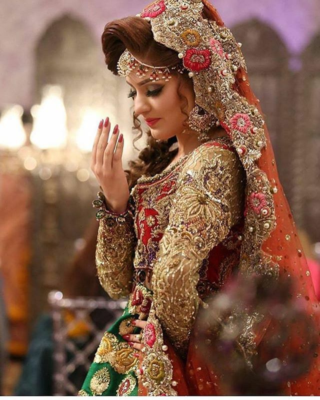 muslim bride, desi, dupatta and pakistani bride