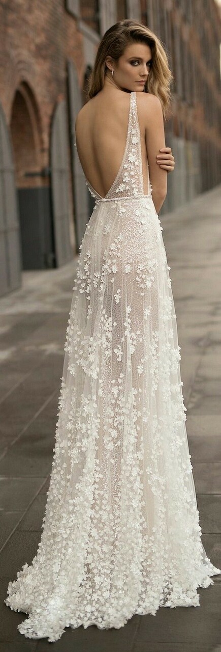 bridal, romantic style and wedding dress