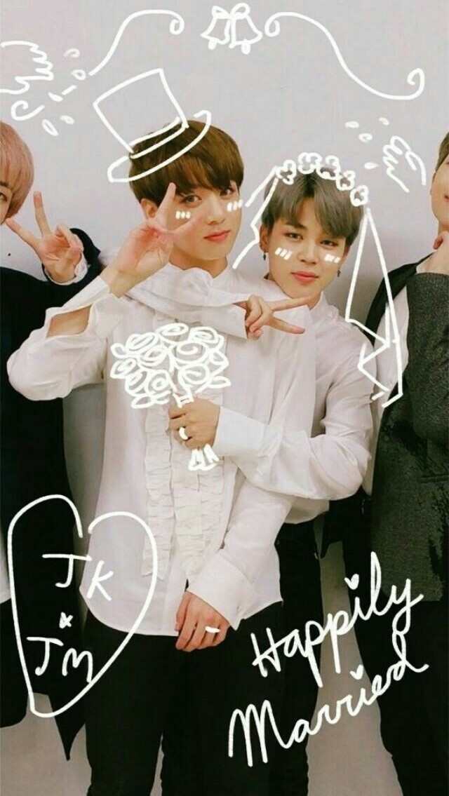 jungkook and jimin, bts, kpop and jikook