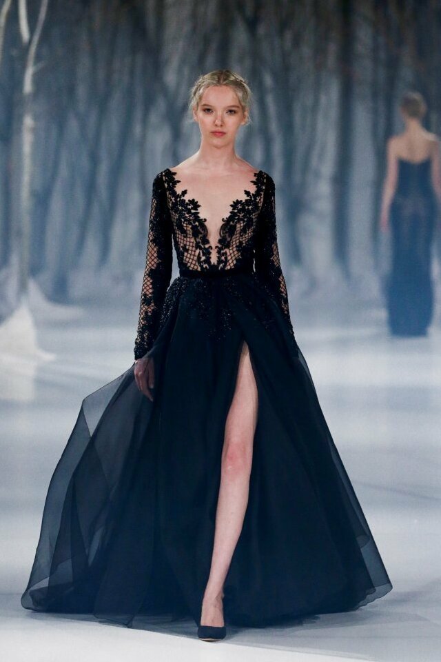 runway, Couture, paolo sebastian and black