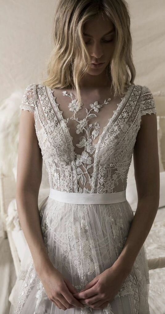 lace, pretty, gowns and glamour
