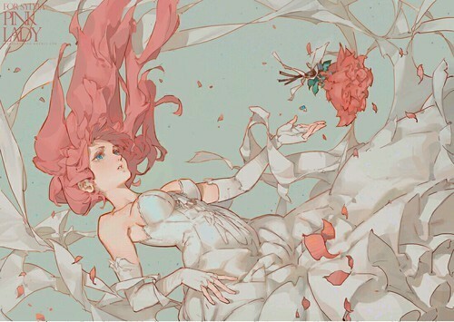 fan art, bride and anime