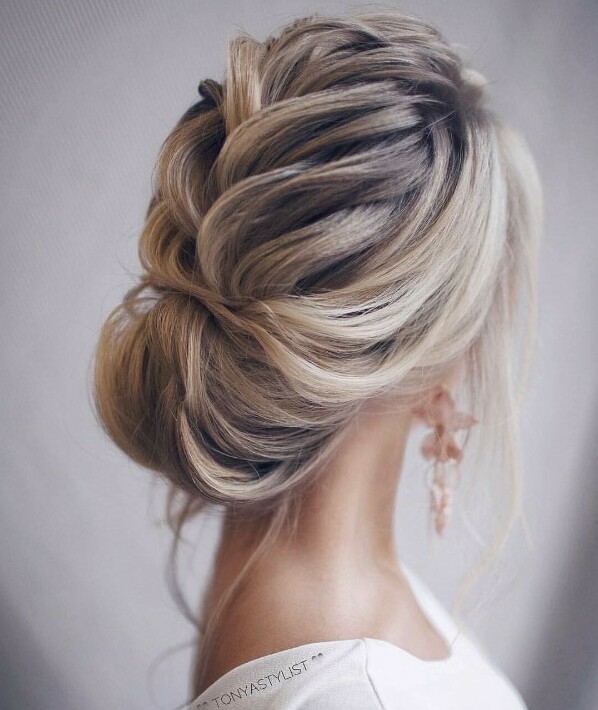 hair, glamour, blonde and wedding hair