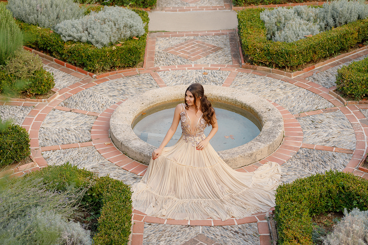 nude dress, travel blogger, French Riviera and wedding dress