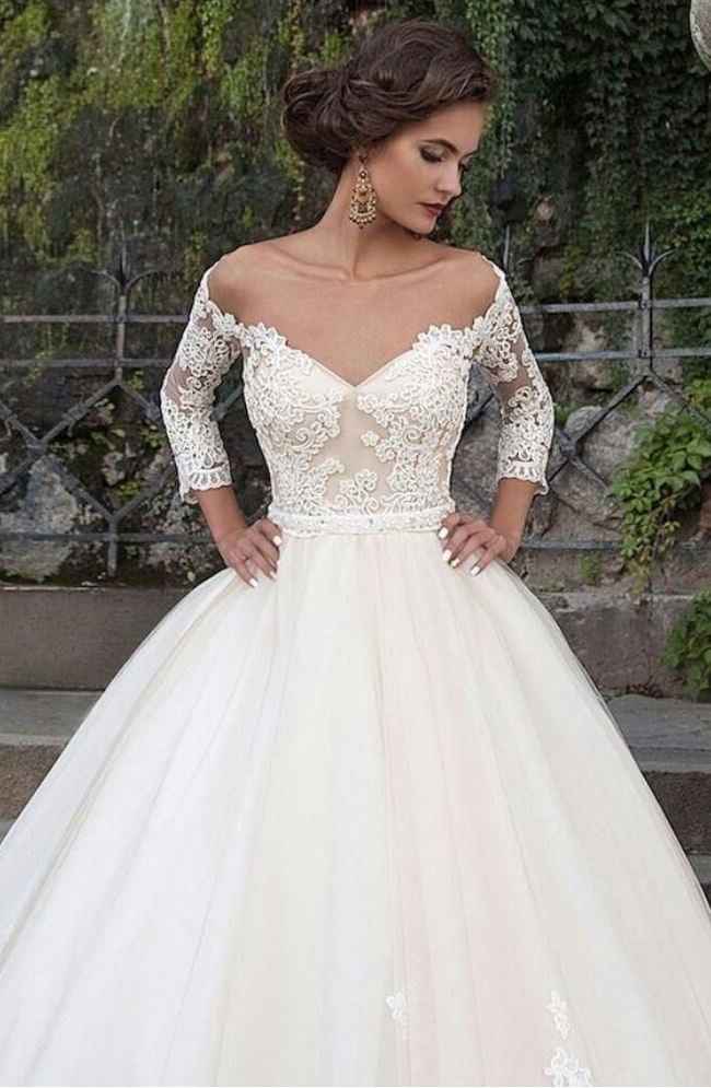 lacy, beauty, wedding dress and lace