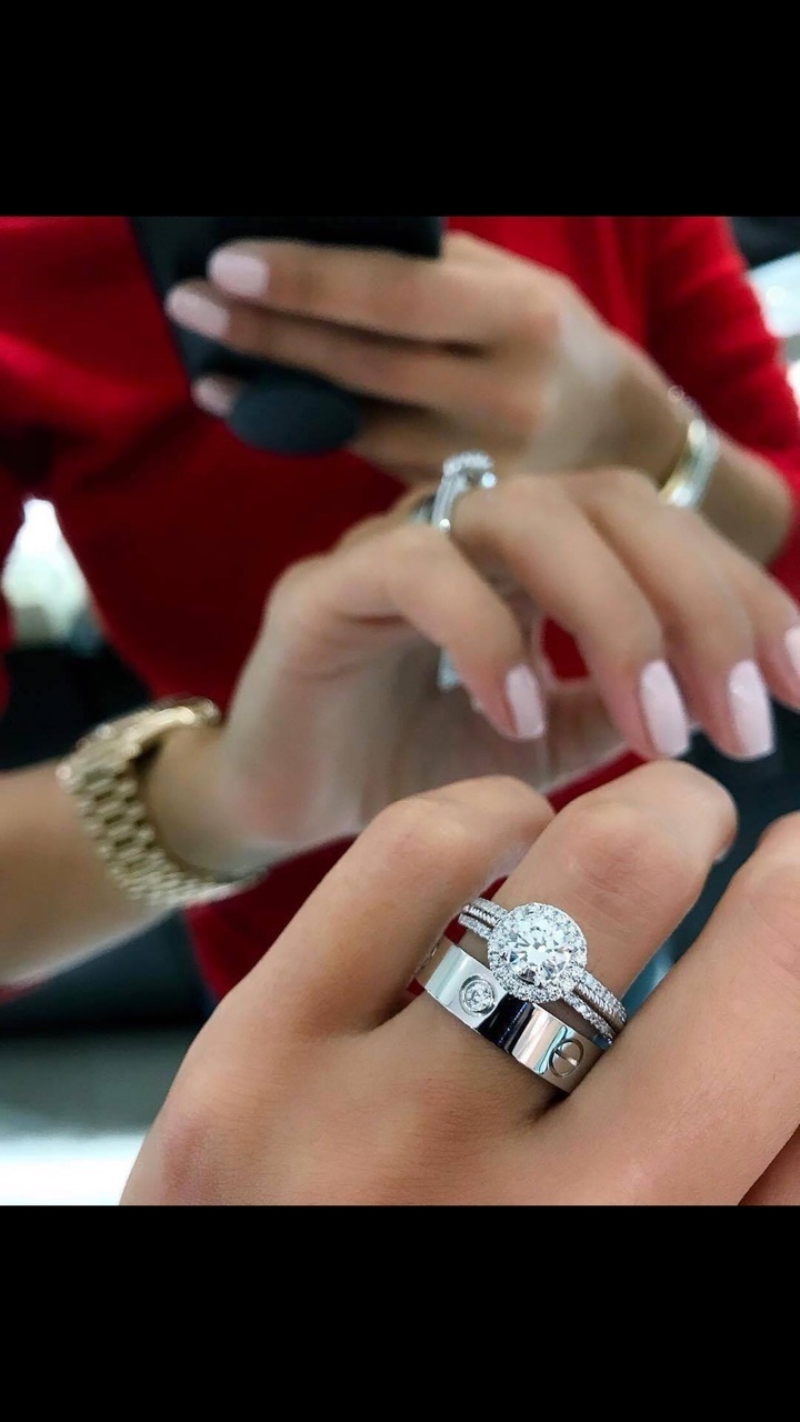 new, girl, ring and engagement