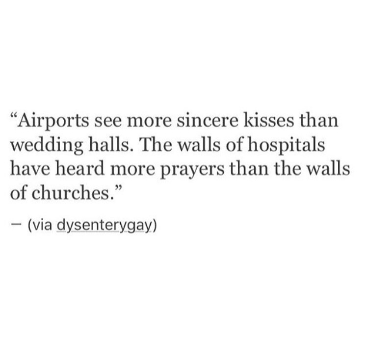 kisses, prayers, quotes and airport