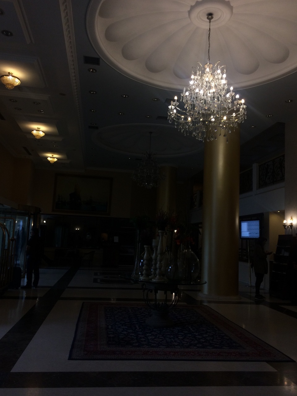 lights, hotel, lit and thessaloniki