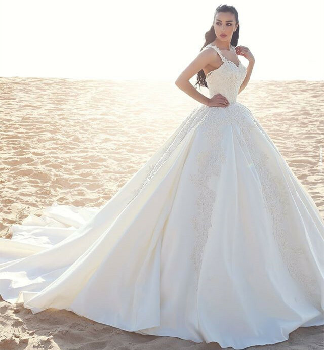 wedding dress, bridal and sleeveless