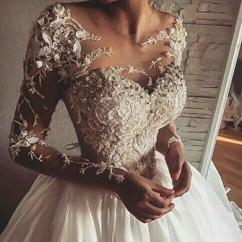 white, beautiful, love and wedding dress