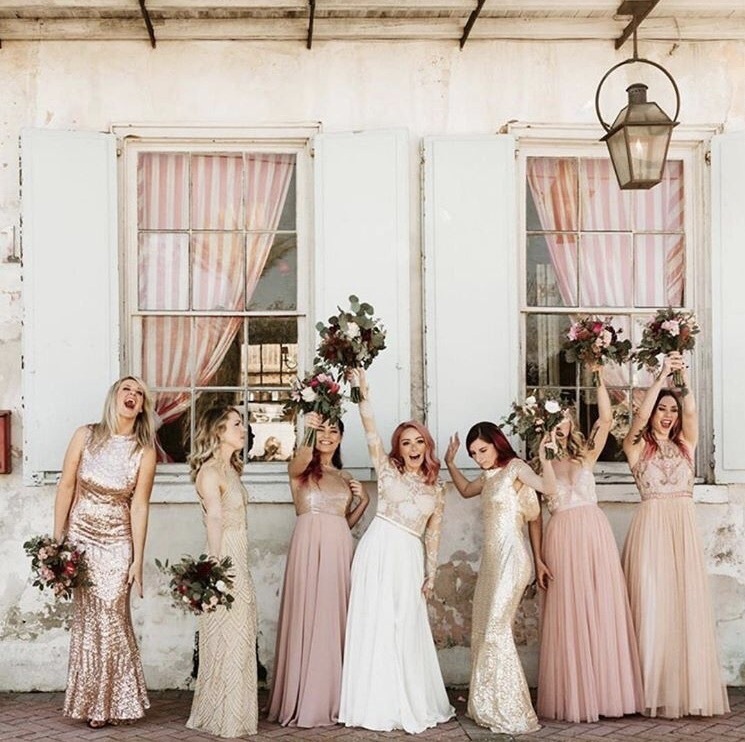 ideas, style, bridesmaids and bridal