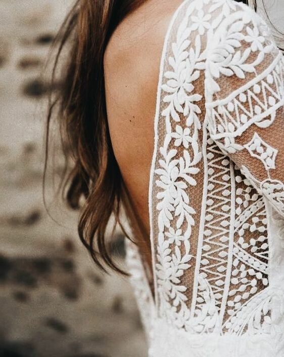 dress, lace, fashion and white