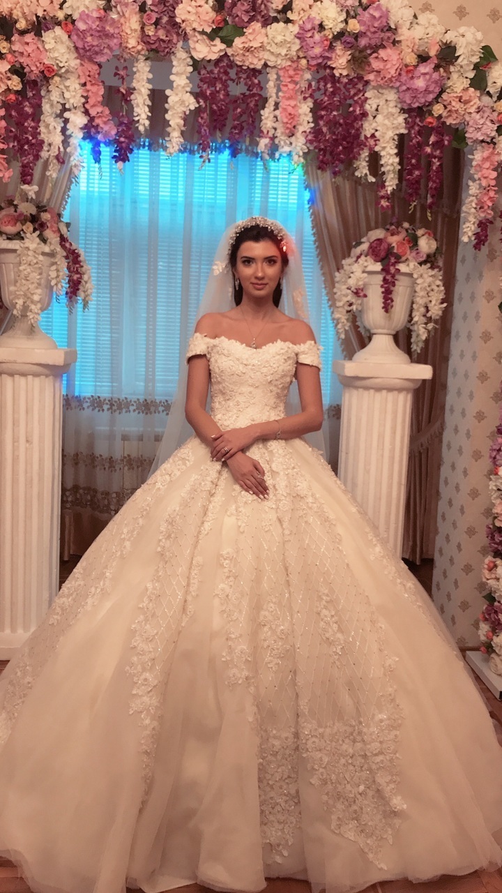 bride, bridal, dress and white
