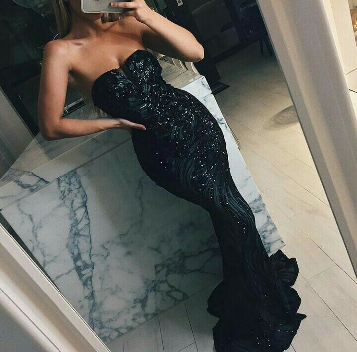 style, black, outfit and dress