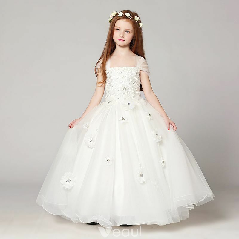 flower girl dress, tulle, 2017 and wedding party dress