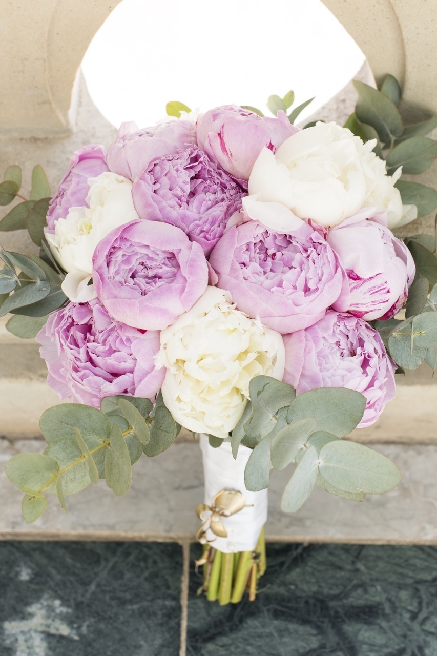 bouquet, pink peonies, pink and bridal bouquet