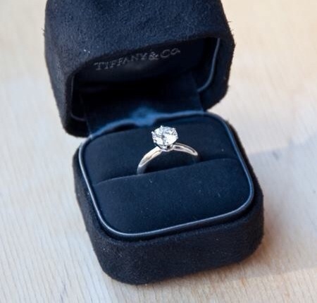 blue, diamond and ring