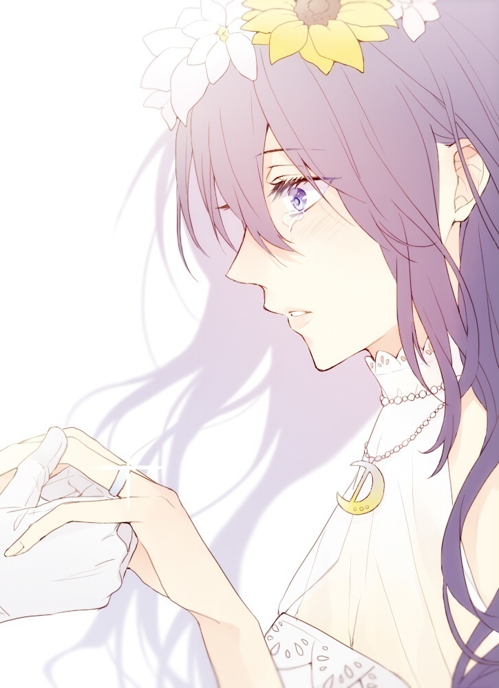 anime girl, jewel, touken ranbu and anime bride