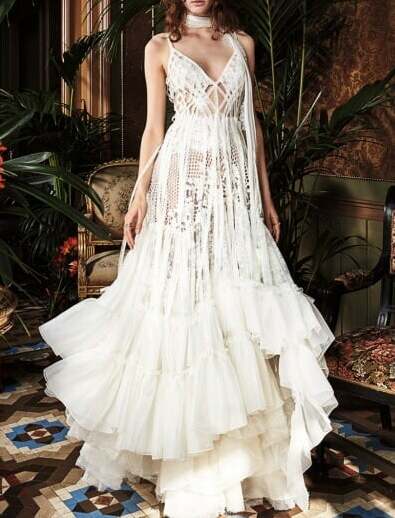 lace, boho and fringe