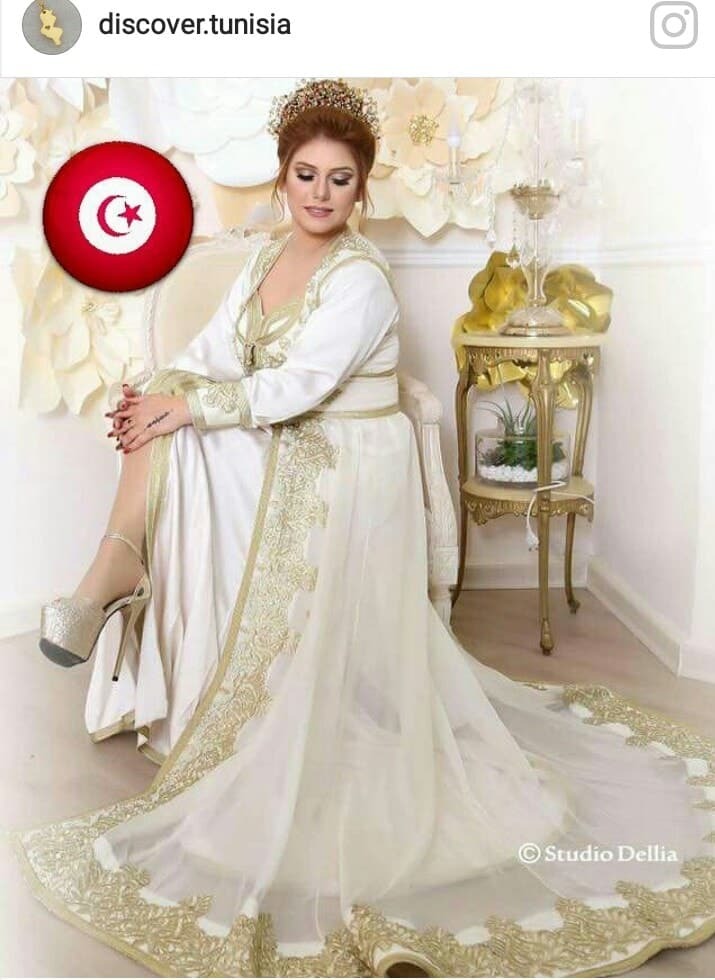 traditional, القفطان التونسي, tunisie and doree