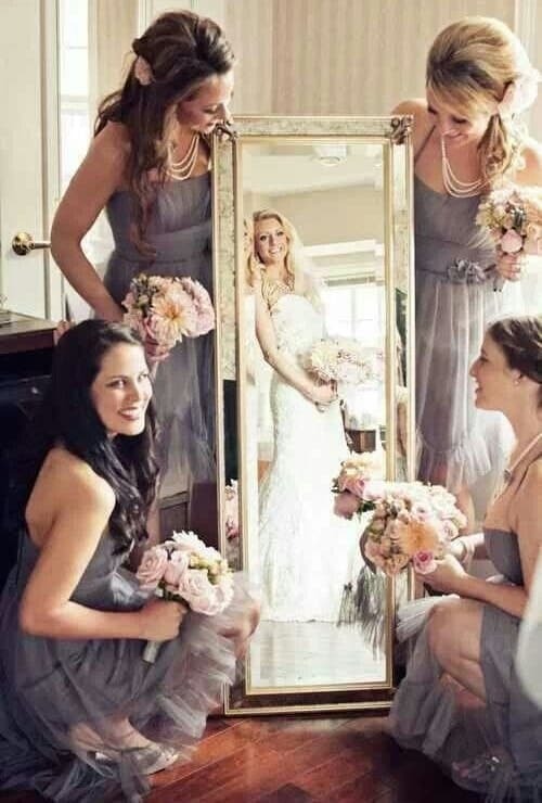 photo, morning before, bride and dress