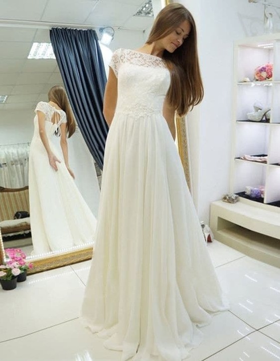 spring wedding dress and country wedding dress