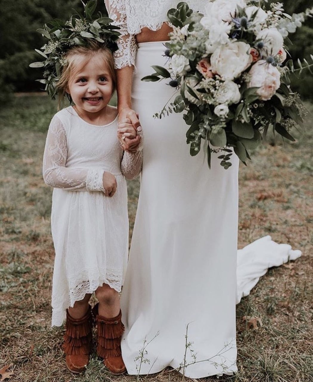 flower, perfect, dress and countryside