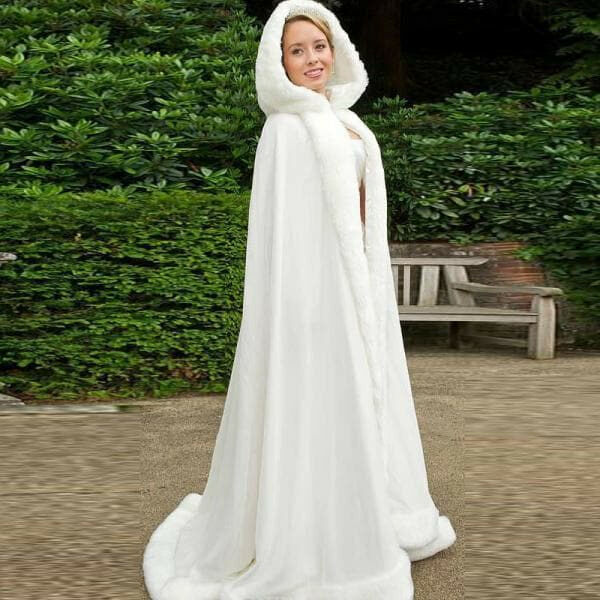 winter wedding cloak