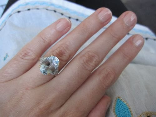 beautiful, vintage and engagement ring