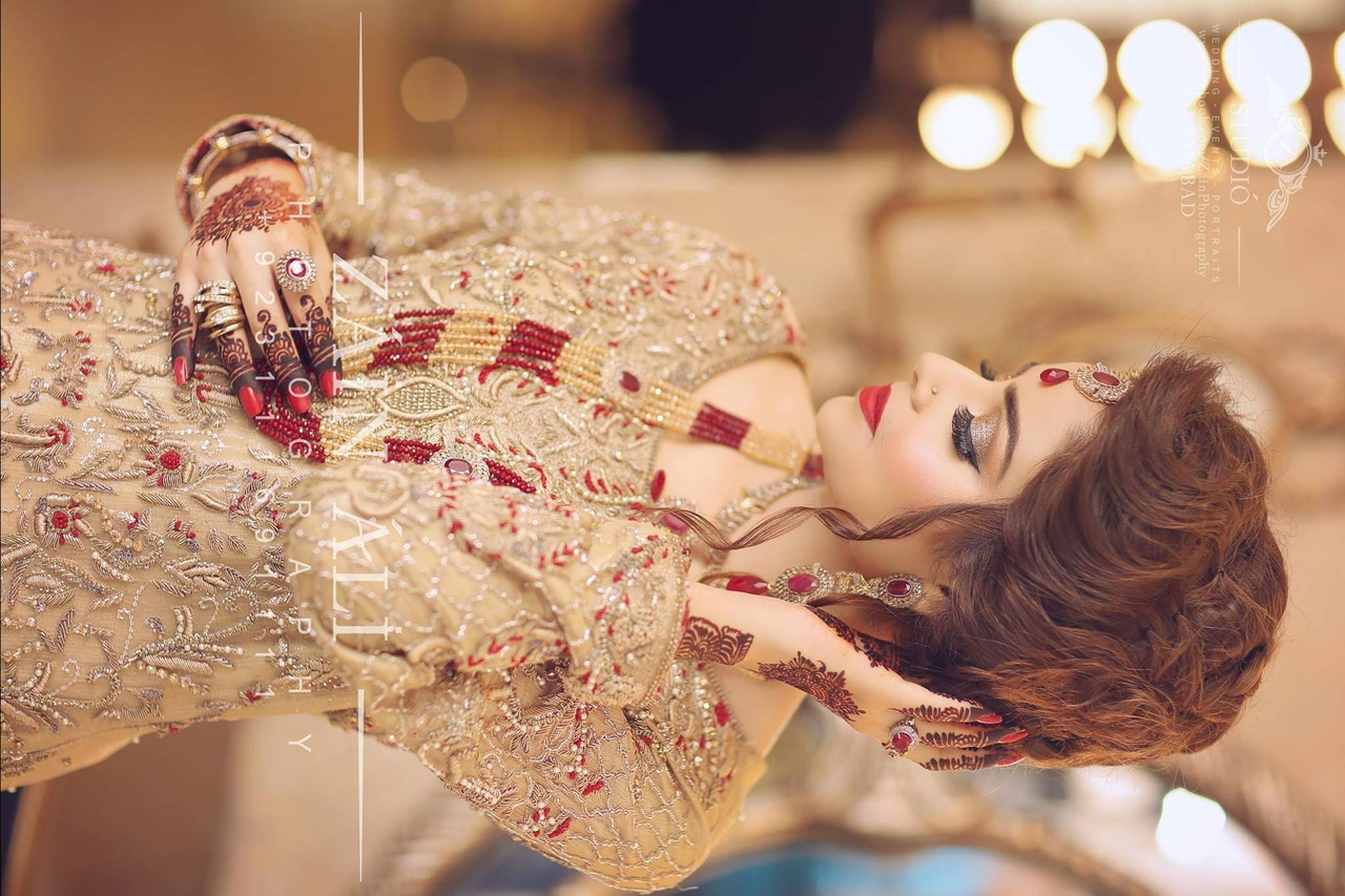 shaadi, bridal makeup, henna and pakistani bride