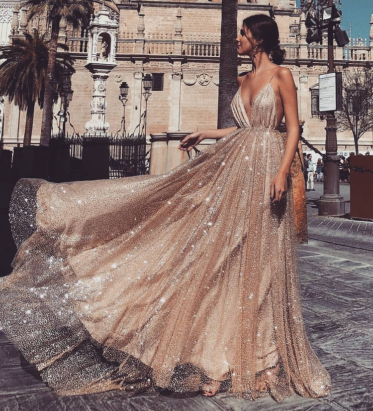 dress, white, prom dress and Prom