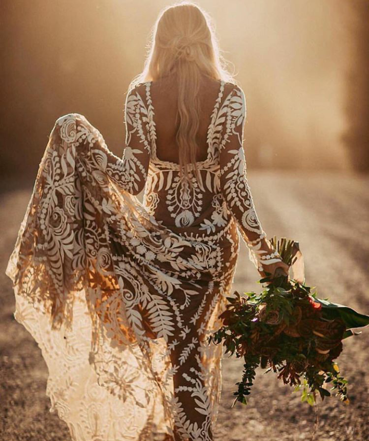 flowers, beautiful, photo and wedding dress