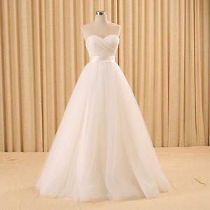 sleeveless wedding dress