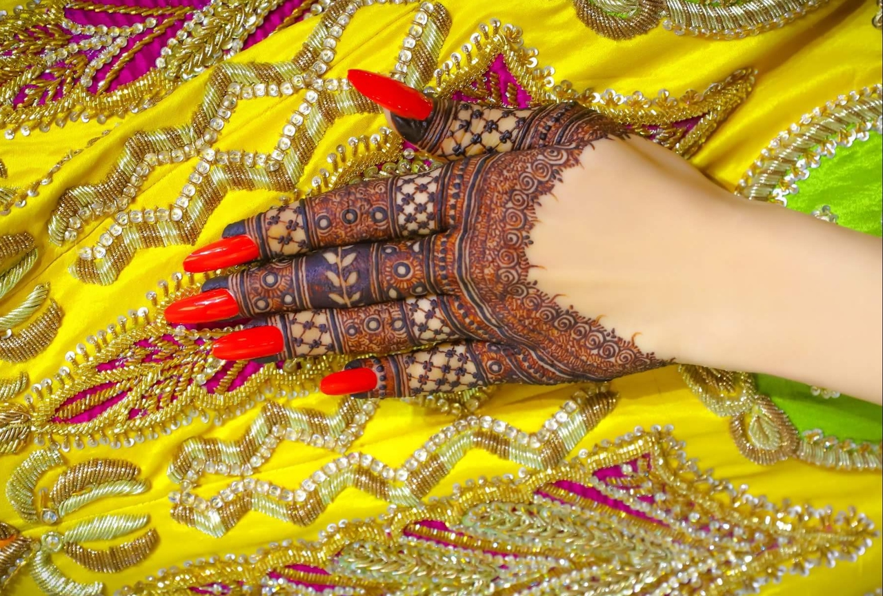 south asian, desi, henna and hand art