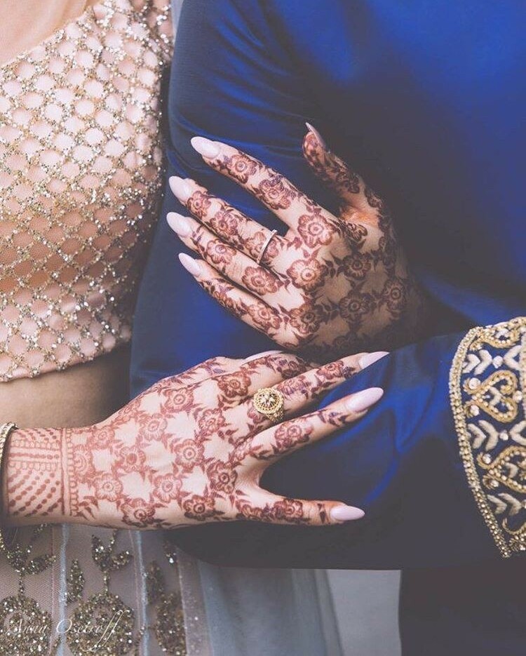 mehendi, henna, groom and couple