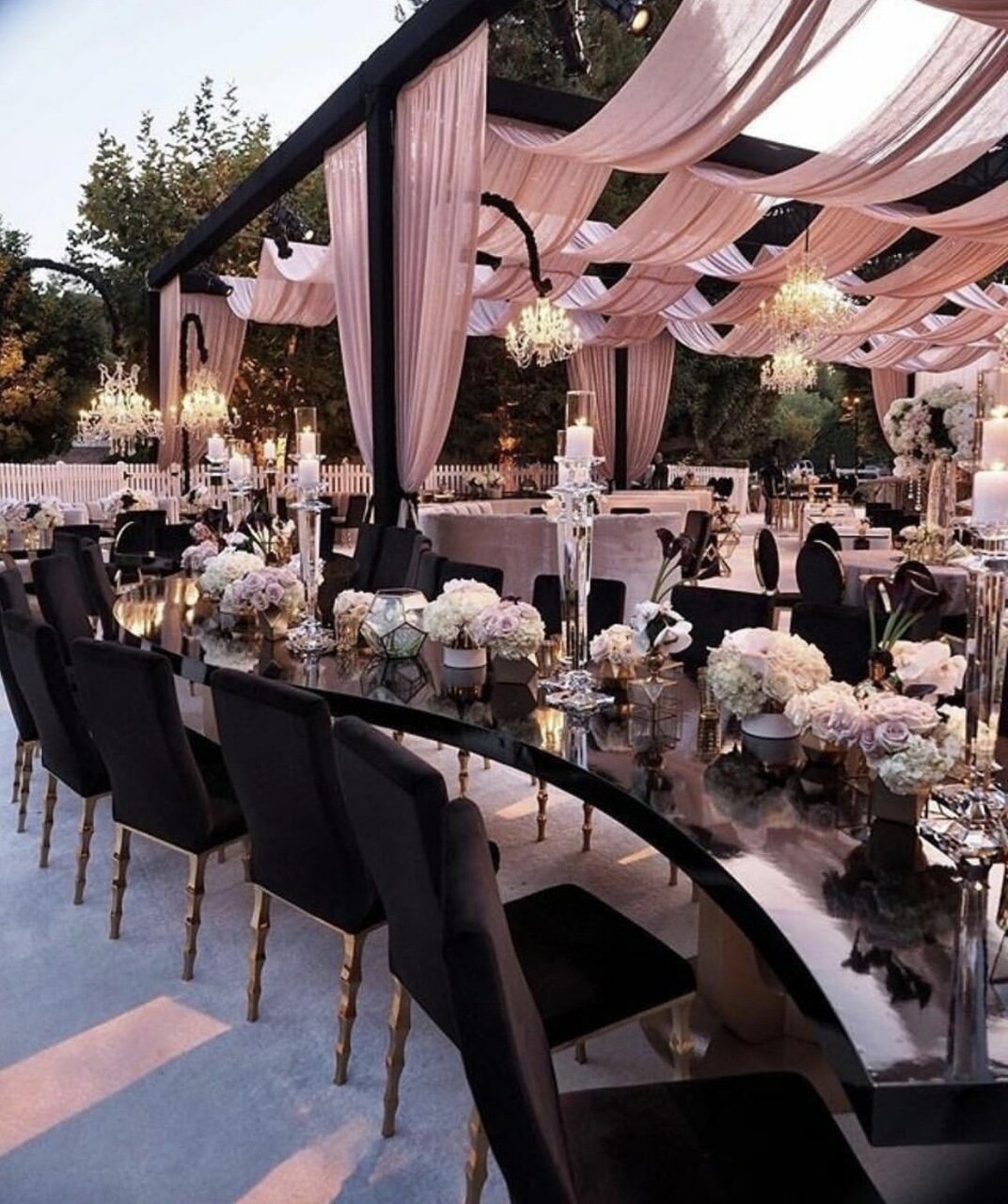pink, velvet, pink and black and black
