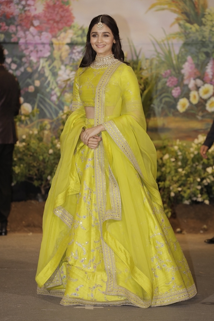 alia bhatt, mumbai. and wedding reception