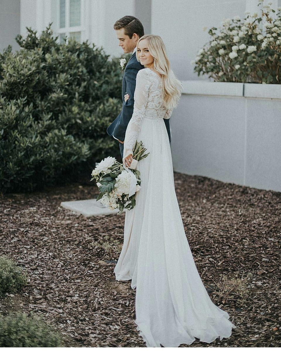 weddingdress, casal, dress and white
